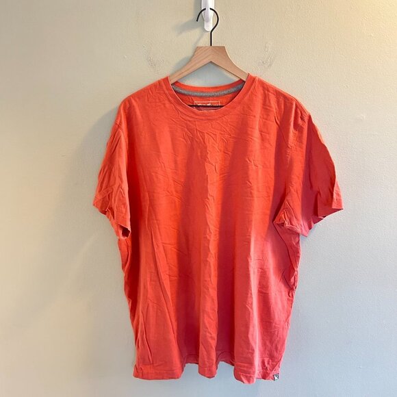 Eddie Bauer Legend Wash T-Shirt Mens Size T2XL Dark Orange Short Sleeve Cotton - Picture 2 of 8